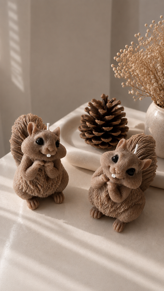 Squirrel Candle (1 PC)