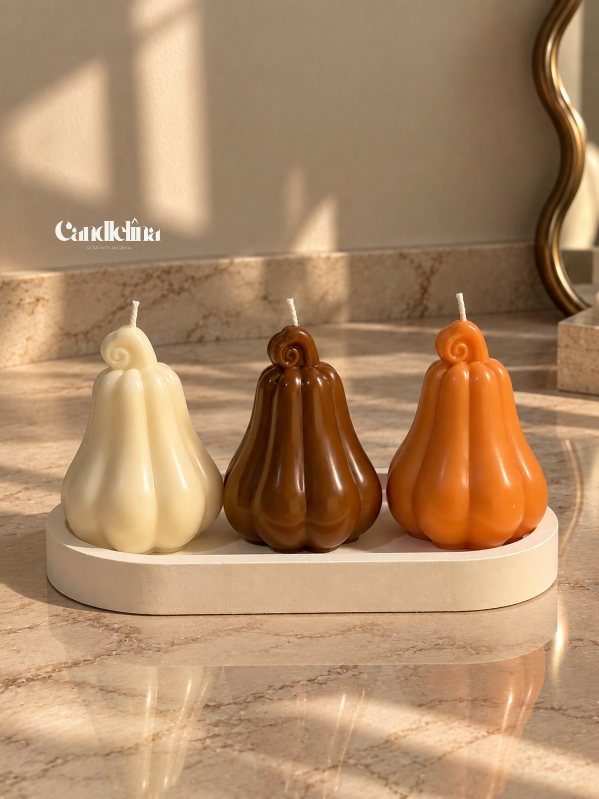 Pumpkin Trio Set (With Tray)