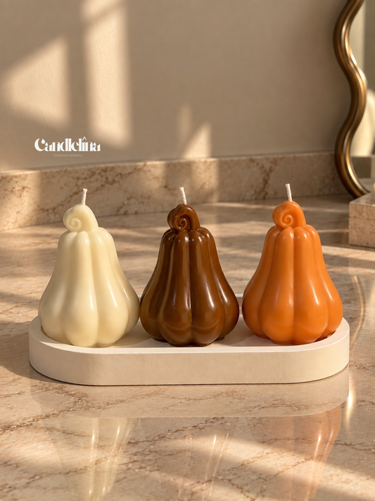 Pumpkin Trio Set (With Tray)